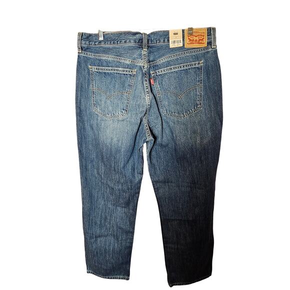 LEVI'S Low Pro Straight Distressed High Rise Jeans 32 - Picture 2 of 4